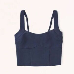 Abercrombie & Fitch Navy Tank Top